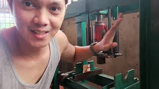 Machine Shop Straight telescopic using Jack press.