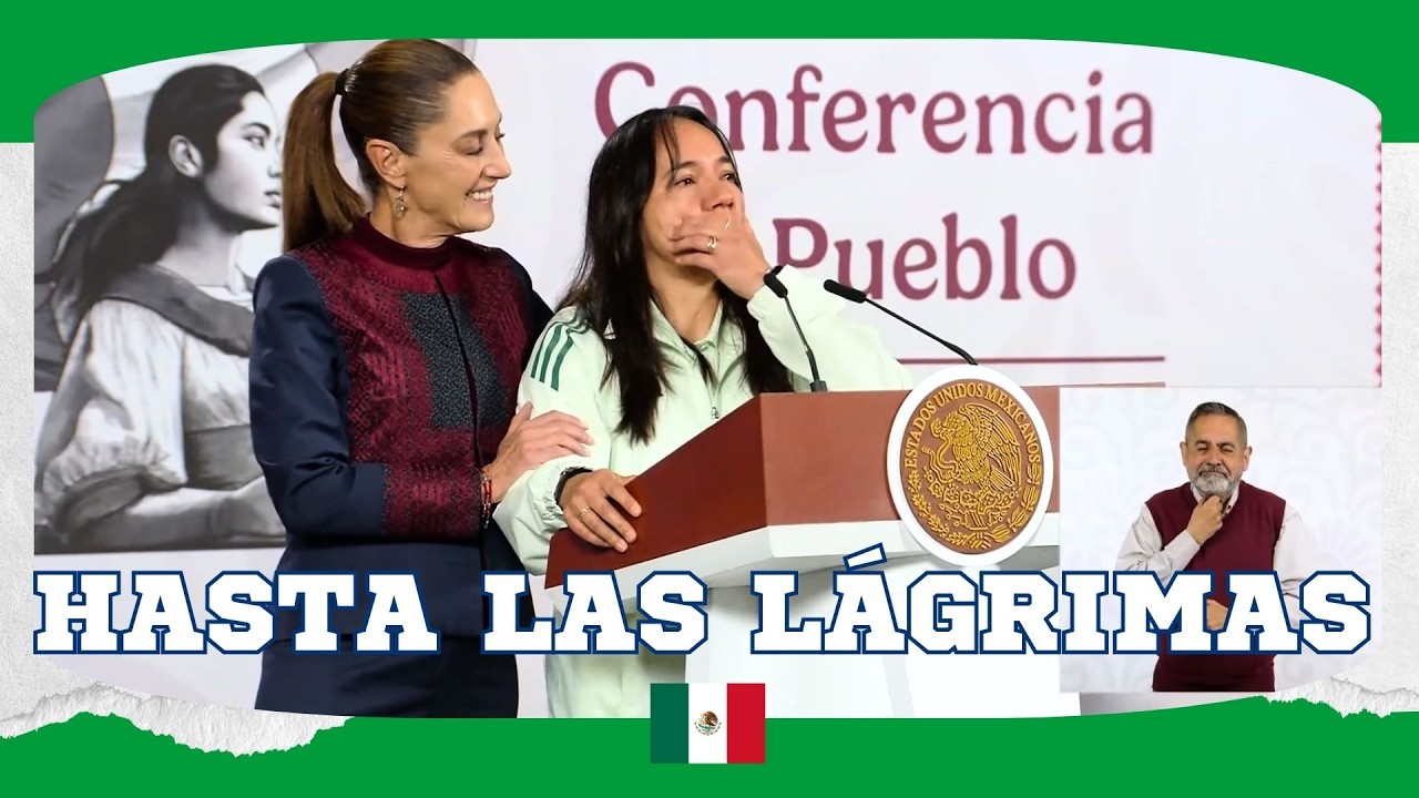 Emotivo discurso de Charlyn Corral emociona a Claudia Sheinbaum