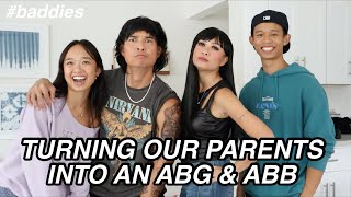 TURNING OUR PARENTS INTO AN ABG & ABB | The Laeno Family