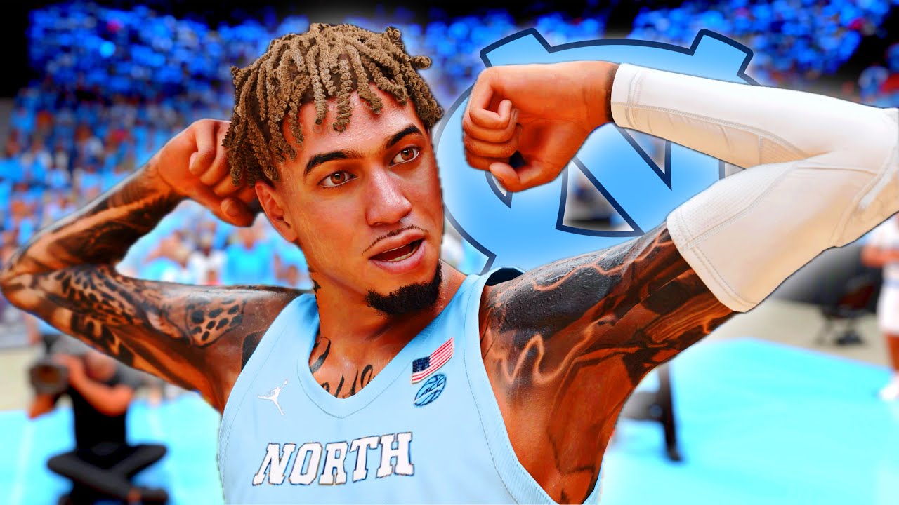 5 Star Recruit Makes His College Debut At UNC! | NBA 2K24 MyNBA Eras
