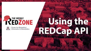 REDZone - Using the REDCap API