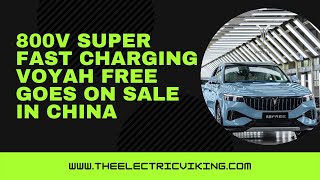 800v super fast charging Voyah Free goes on sale in China