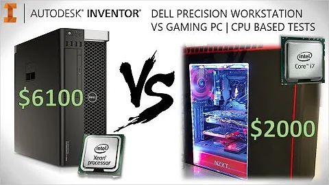 Comparaison de performances : Station de travail Dell à 6000 € vs PC de jeu à 2000 €