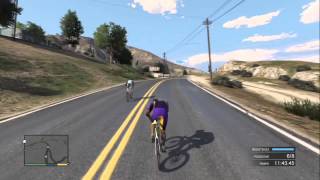 GTA 5 - gara finale di trialthlon nuoto ciclismo e corsa [No spoiler]