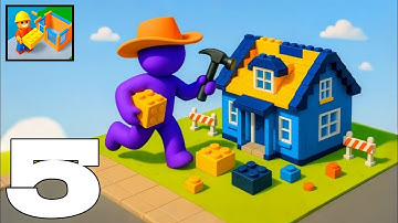 Toy City: Block Building 3D - Gameplay Walkthrough Part 5 - Stack Build And Rule (Android, iOS)