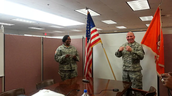 Reenlistment SFC Maphis R, - Major Love 324th ESB