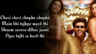 Download lagu Ankhiyon Se Goli Mare Lyrics ❣️ Pati patni aur woh ❣️ Mika Singh Tulsi Kumar ❣️ kartik aryan ananya