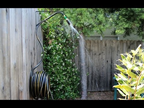 Dusche selber bauen. garten dusche selber bauen. youtube