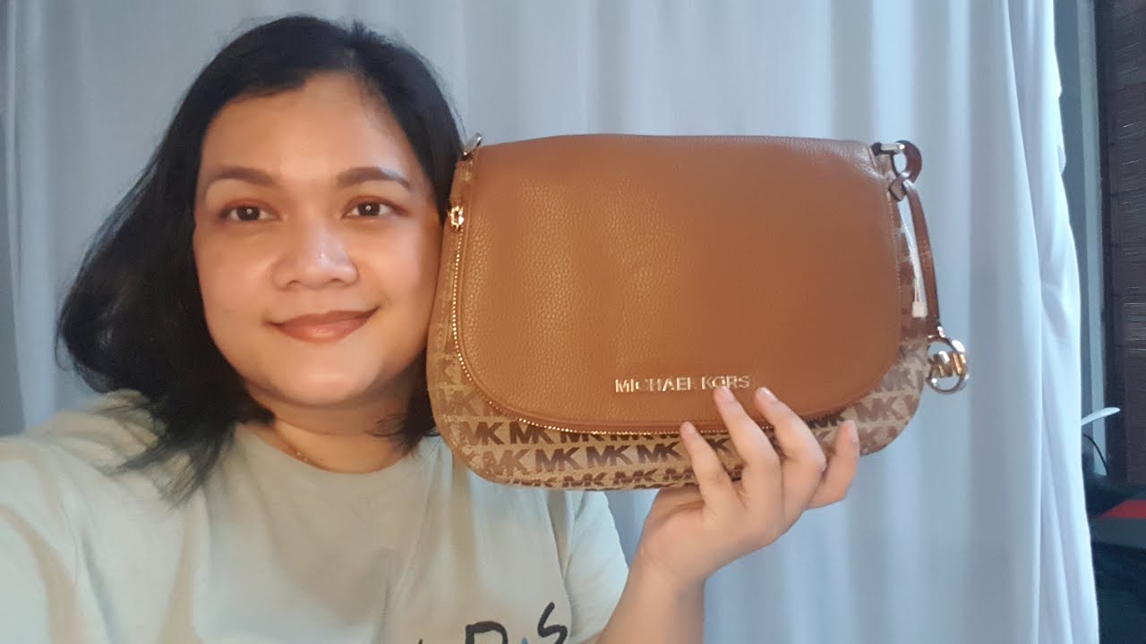 Review Michael Kors Bedford Convertible Flap Shoulder Bag - YouTube