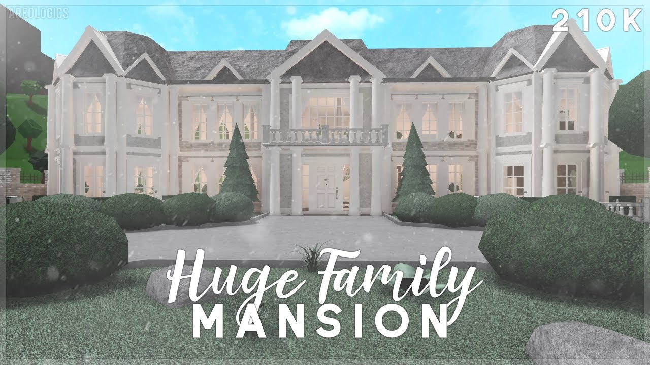 Bloxburg | Huge Family Mansion Build - YouTube