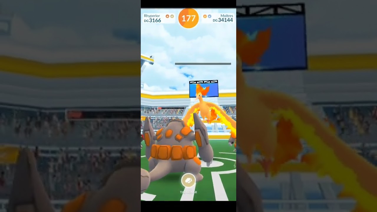 Moltres Raid in PokemonGo