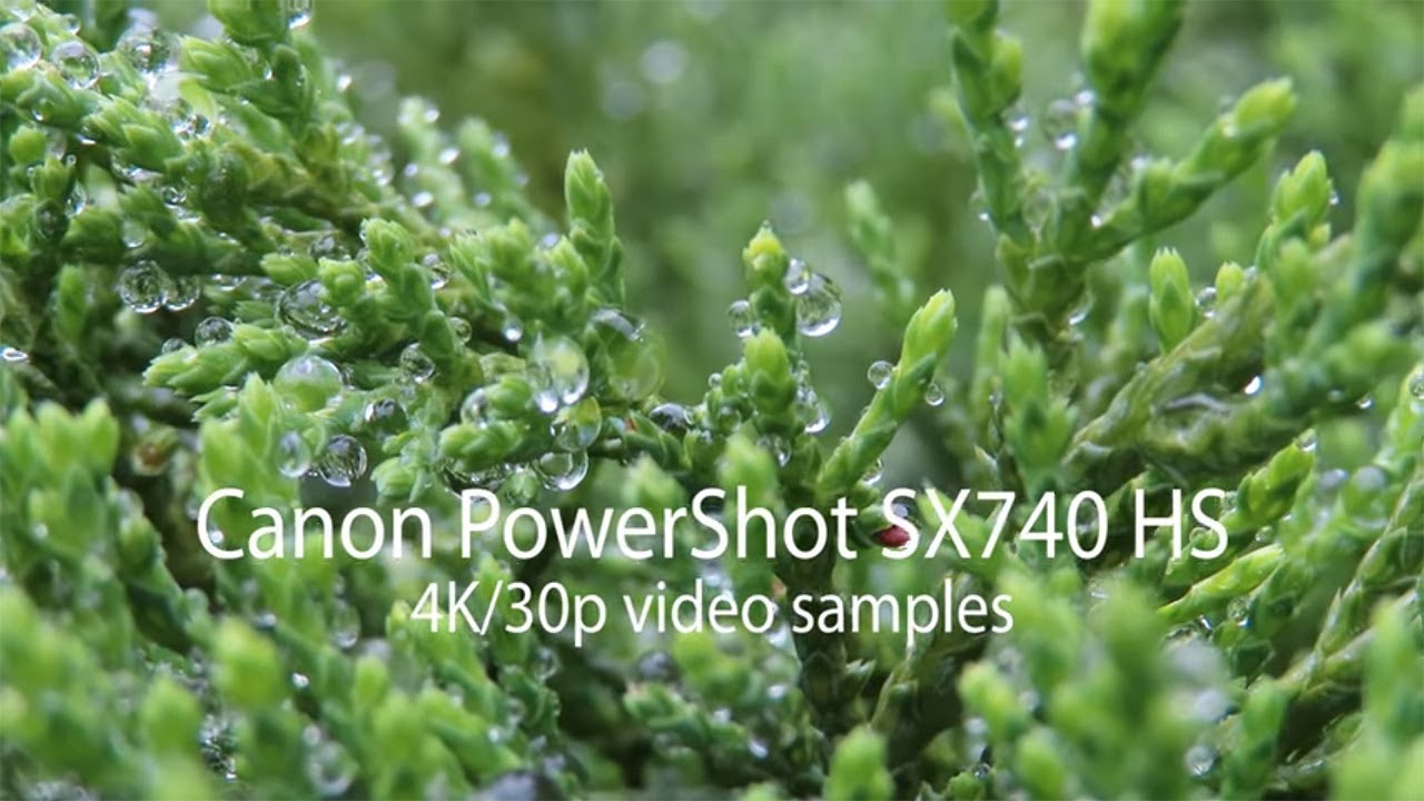 Canon PowerShot SX740 HS 4K Video Samples