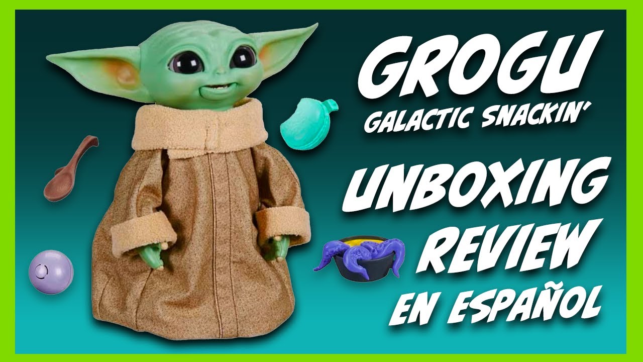 Grogu Galactic Snackin' | Baby Yoda Electronico | Unboxing Review