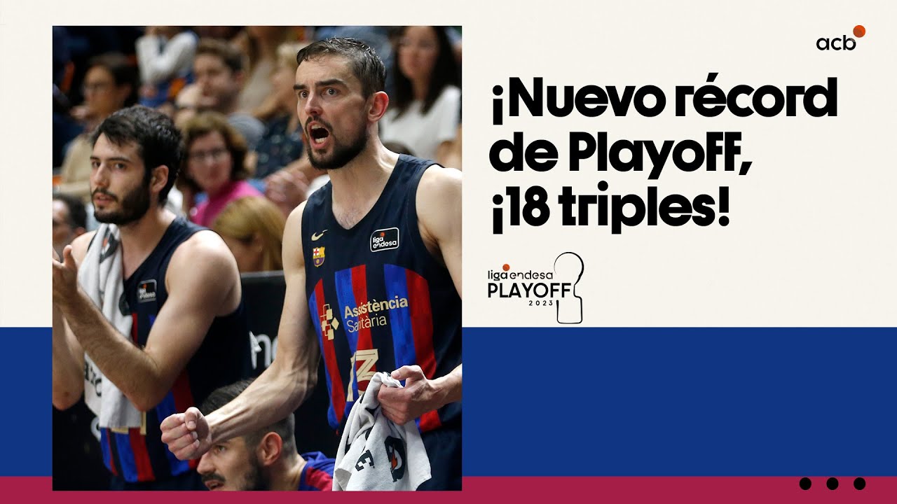 El BARÇA establece un nuevo RÉCORD de TRIPLES en Playoff | Playoff Liga Endesa 2023