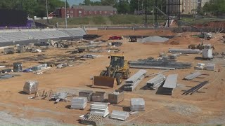 Take a look inside UNA's new Bank Independent Stadium as construction continues right on schedule