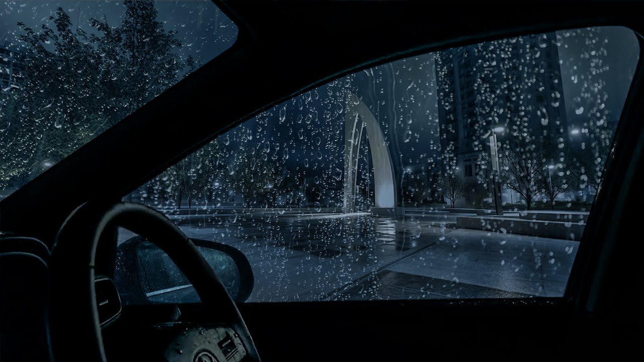 Heavy Rain Sounds to Stop Overthinking - Beat Insomnia, Calm Your Mind, White Noise for Sleep