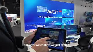 AVCiT's VideoWall Control Demo at ISE2026