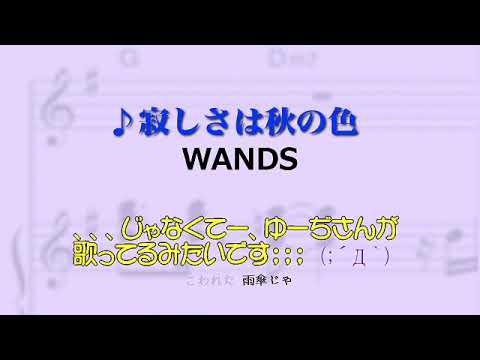【歌ってみた】WANDS　寂しさは秋の色