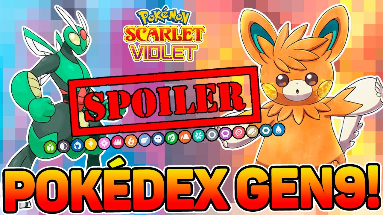 Scarlet & Violet: Pokédex de Paldea Vaza na Íntegra! ~ PMD, Acervo de  Imagens de Digimon e Pokémon