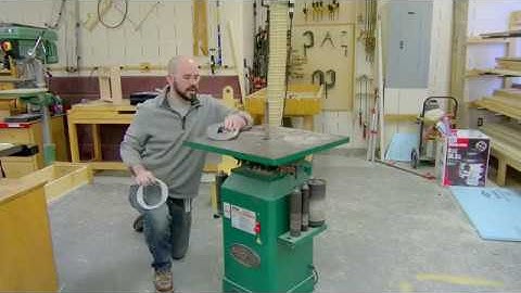How to properly use a oscillating spindle sander