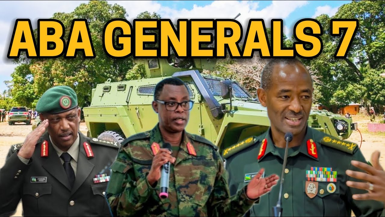 DORE ABA GENERALS 7 BAMAZE KUYOBORA INGABO Z'U RWANDA RDF KUVA MU 1994