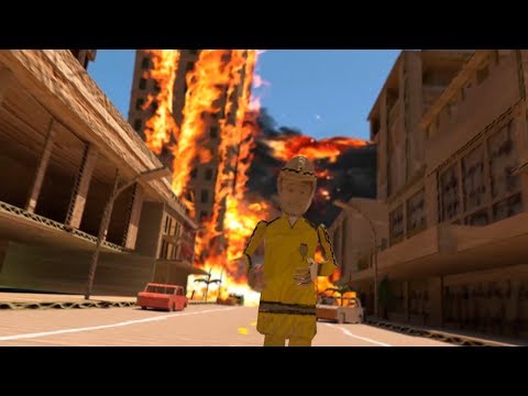Fire in Cardboard