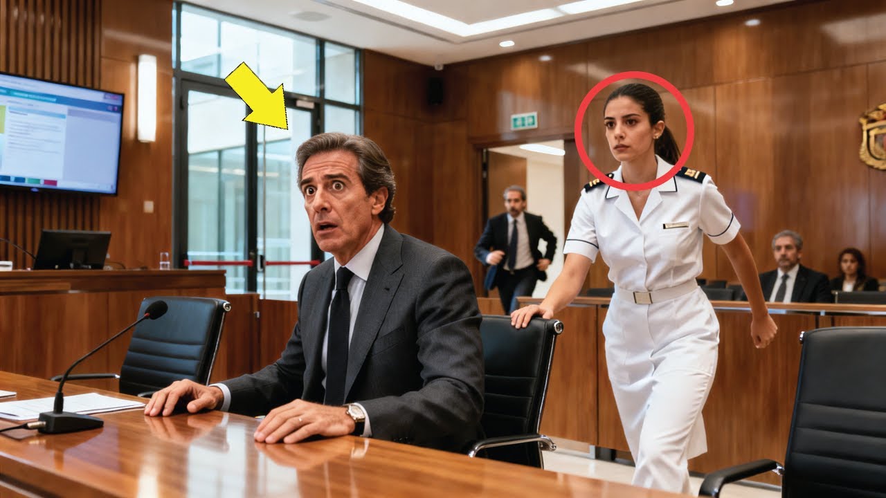 Todos quedaron en shock cuando la mujer de limpieza reemplazó al abogado