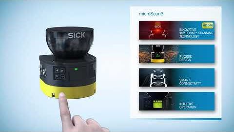 Escáner Laser de Seguridad microScan3 de SICK