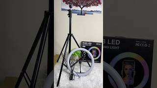 💡 12 Inch RGB Ring Light With 6 Feet Stand | Professional Vlogging &amp; Studio Lighting Setup