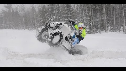 Can-am Renegade | CRAZY DEEP SNOW RIPN