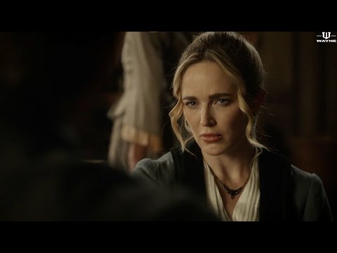 Sara Lance Talks with a Powerless Reverse Flash Eobard Thawne