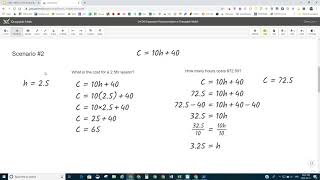 MPM1D Unit 4 Day 8 REVISTED with Graspable Math! - ANSWERS