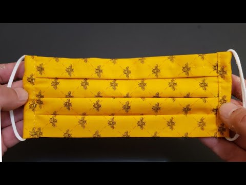 DIY MEDICAL MASK|Hand Sew Face Mask Easy Pattern|How To Make An Easy Pattern And Sewing Tutorial