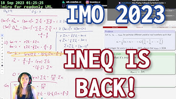 IMO 2023/4: Inequality is back!