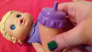 How to Make Baby Alive Orange Juice and Feeding with Baby Alive Doll