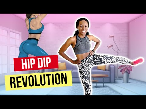 6 Minutes WIDER HIPS Workout to fix hip dips