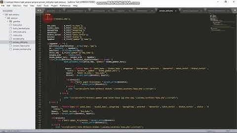 Tugas PAS WEB | Membuat Aplikasi Perpustakaan Di Sublime Dengan XAMPP