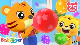Balloon Song + More Nursery Rhymes & Animal Songs | Animals For Kids | BabyTiger