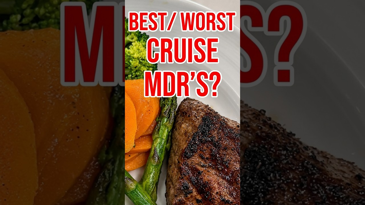 BEST & WORST Cruise Main Dining Rooms! 😳🚢 #Cruise #CruiseFood #cruisetips