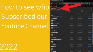 How to see who subscribed our youtube channel 2022 / Mj tube /Papy Studio