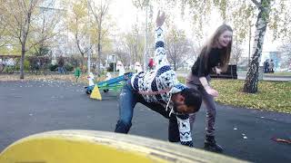 Teaching A Russian Model A Tiktok Dance