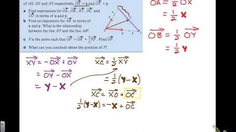 Geometric Proofs Using Vectors