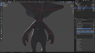 Making an Alien in Blender - Part 10 : UVs, Textures and Rig Testing