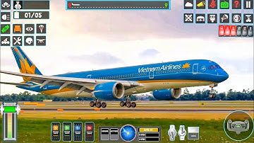 Real Flight Airplane City Pilot Simulator! Plane Boeing Emergency Landing - Videos Android Gameplay