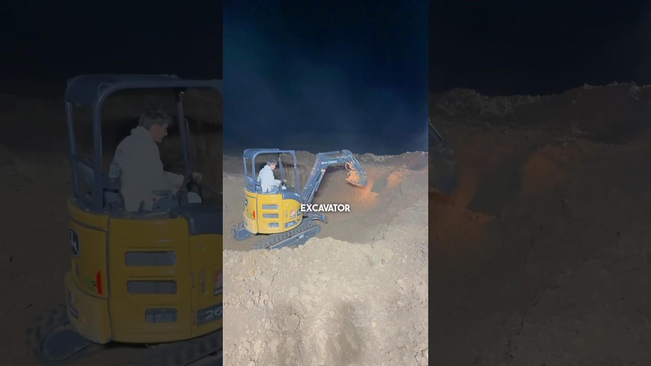 I DUG a Hole for 24 hours Straight! 😳#shorts