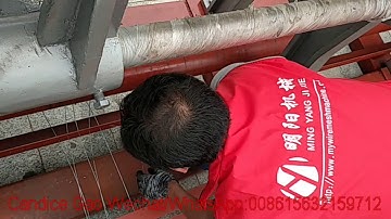 Hexagonal wire mesh machine step 2