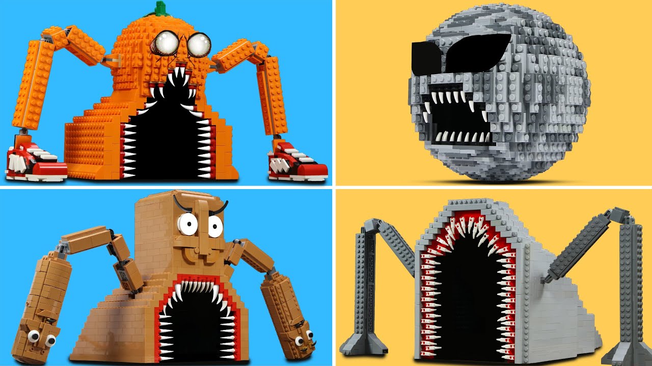 I Built LEGO SEA EATER, THE MOON WAKE UP, Italian Brainrot Eater