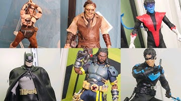 New Mezco Toyz action figures on display Nycc 2025 by Toyark