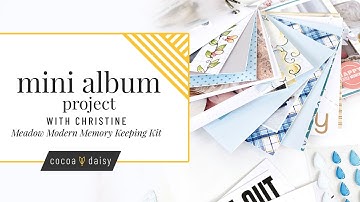 Special Mini Album Project using Cocoa Daisy