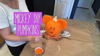 MICKEY DIY PUMPKINS  | HALLOWEEN DIY | DISNEY DIY
